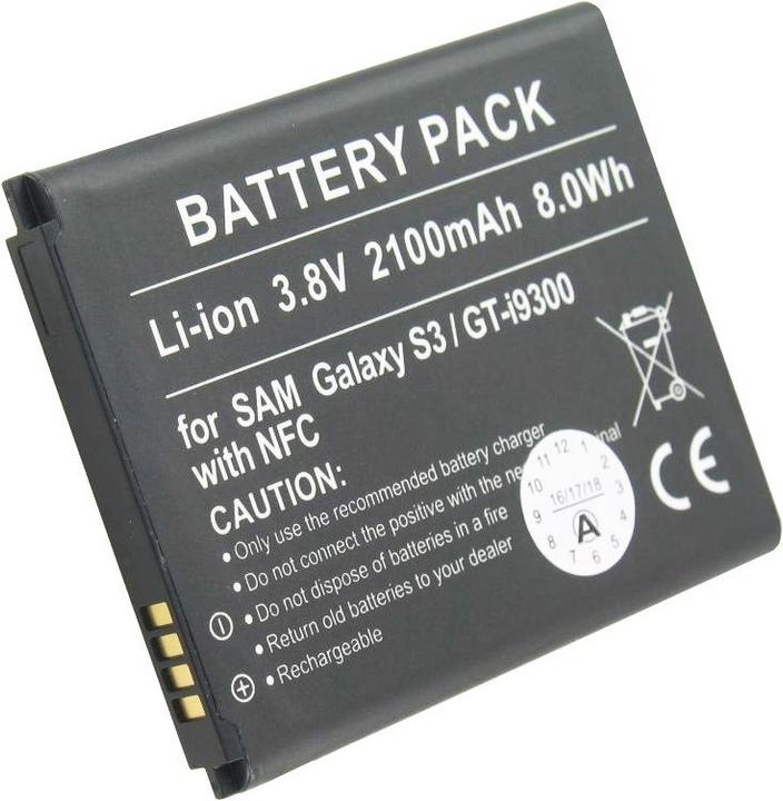 Actual product image Samsung Galaxy S III i9300 battery with integrated NFC antenna