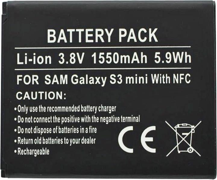 Actual product image Samsung Battery Mobile phone Galaxy S III Mini, GT-I8190, EB-L1M7FLU with NFC