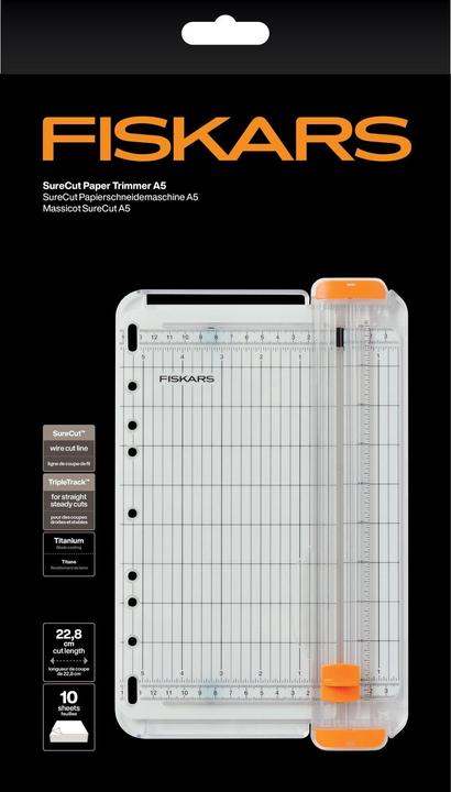 Actual product image Fiskars portable SuceCut cutting machine (5 Sheets, A5)