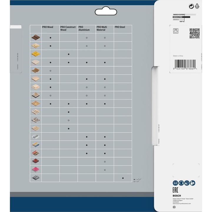 Produktbild Bosch Professional Zubehör PRO Multi Material Kreissägeblatt, 260 x 3,2 x 30 mm