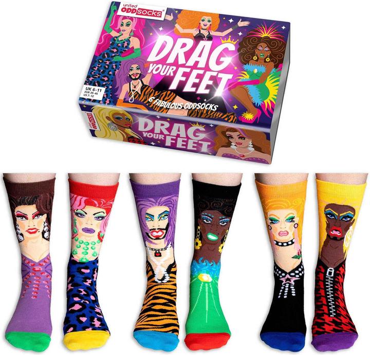 Produktbild United Oddsocks Socken Casual (6er Pack, 38 - 44)