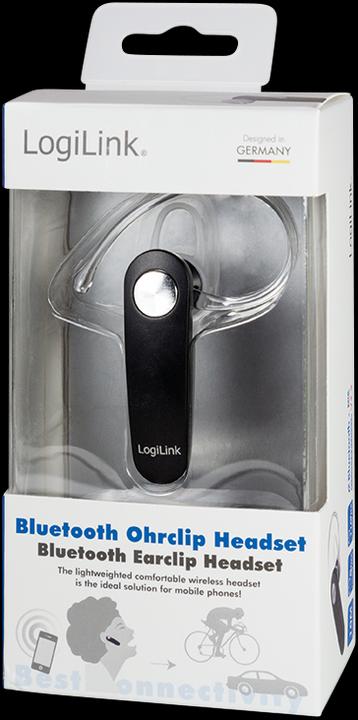 Produktbild LogiLink Bluetooth Ohrclip Headset (Kabellos)
