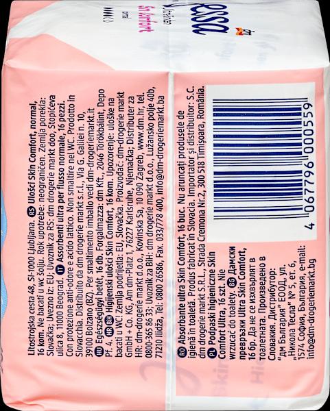 Image du produit dm Jessa Ultra-bandelettes Skin Comfort (16 x, Tampons sanitaires)