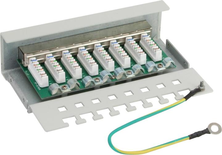 Actual product image InLine Patch panel Cat.6 8-way