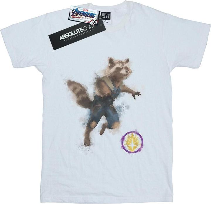 Image du produit - T-shirt AVENGERS ENDGAME PAINTED ROCKET - Homme (3XL)
