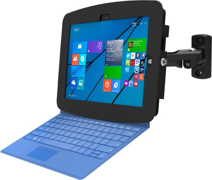 Immagine prodotto Compulocks Contenitore per spazi protetti di superficie con chiosco a braccio oscillante nero