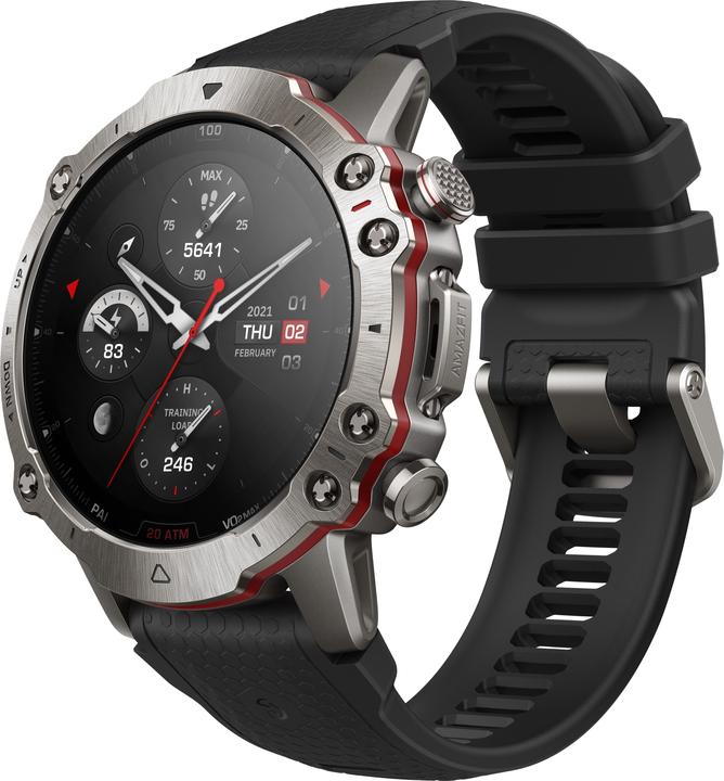 Huami Smartwatch Amazfit Falcon Czarny (W2029OV1N) (47.20 mm)