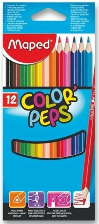 Maped Colored pencils Color Peps Triangular 12er (Multicoloured, 12 x)