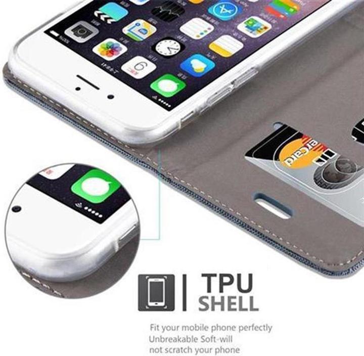 Produktbild Cadorabo Book Jeans Optik Cover (Apple iPhone 6 Plus)