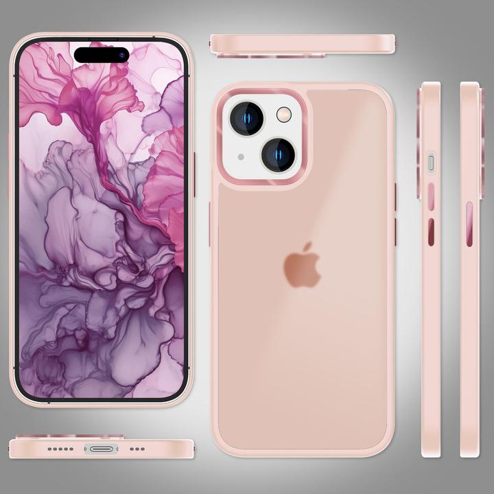 Produktbild Nalia Hybrid Hülle Matt Transparent Frosted (Apple iPhone 15 Plus)