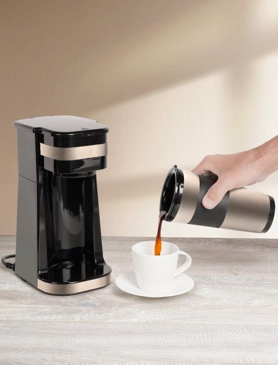 Image du produit Bestron Singgle-Tasse Machine à café filtre, Satin