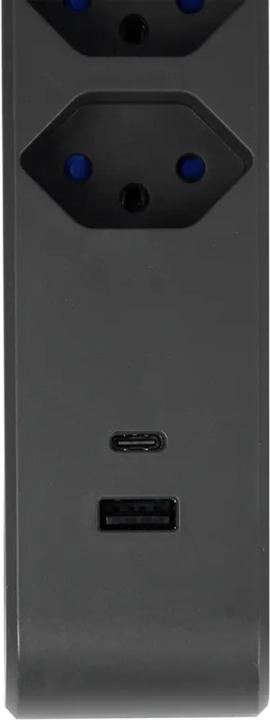 Actual product image Steffen IQ Pro (6 x, USB-A, USB-C, 3 m)