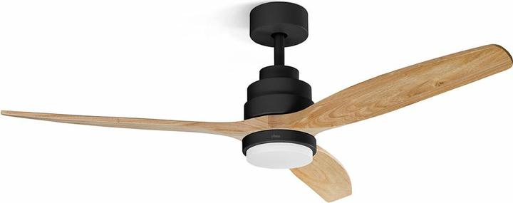 Ufesa Nepal Ceiling Fan Inox/Oak 132cm LED (50.40 dB)