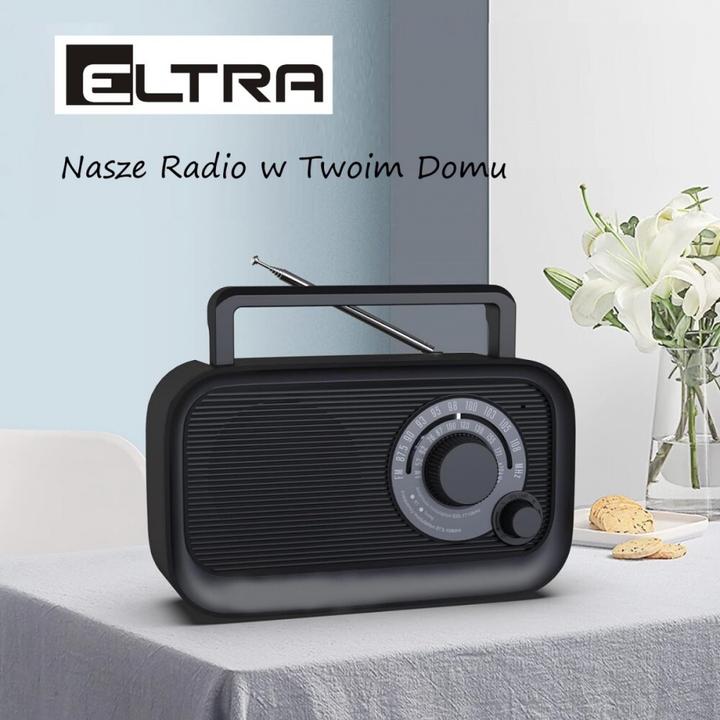 Produktbild Elta Radio HANIA czarny (LW, FM)