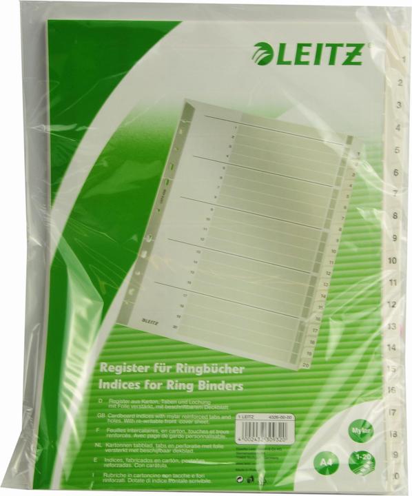 Actual product image Leitz Register cardboard