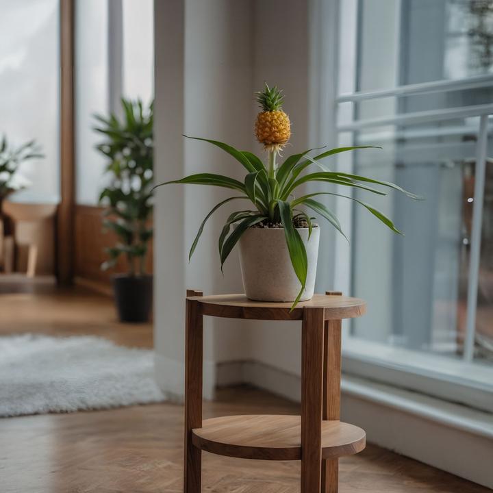 Image du produit Plant in a Box Ananas comosus 'Mi Amigo' (45 cm)