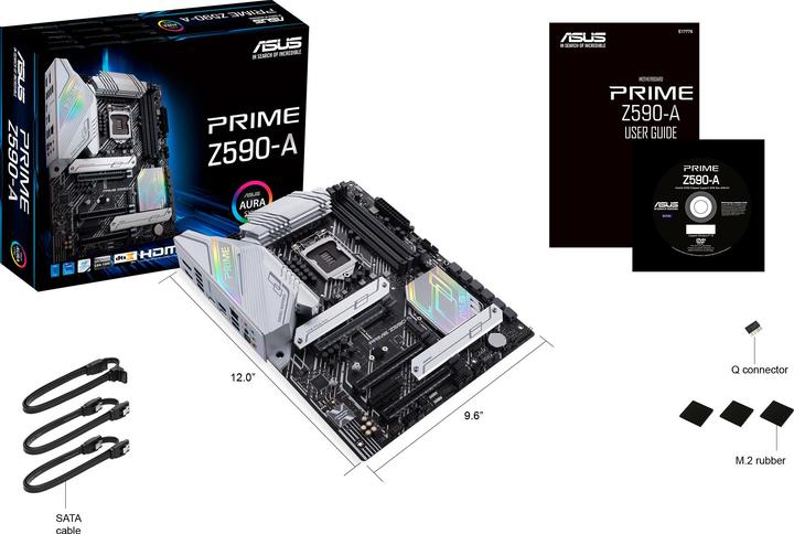 Produktbild ASUS PRIME Z590-A (LGA 1200, Intel Z590, ATX)