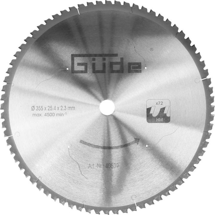 Image du produit Güde Lame de scie circulaire à métaux 350 mm T