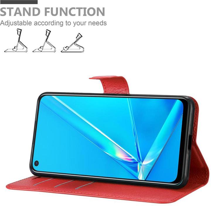 Actual product image Cadorabo Book with stand function cover (Oppo A92)