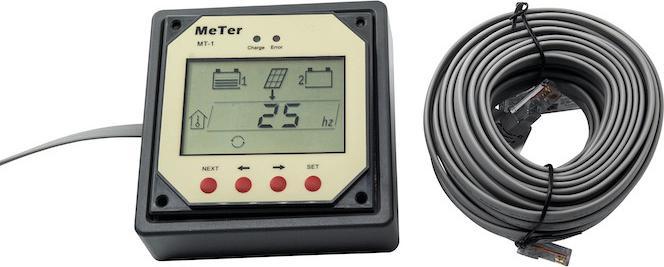 Actual product image Autosolar LCD remote control MT-1 for dual charge controller