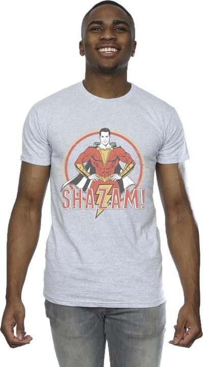 Produktbild Shazam Retro Circle Distressed TShirt (L)