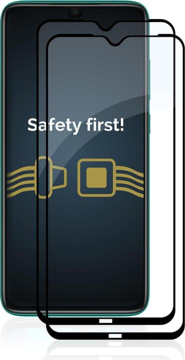 Productafbeelding Savvies Schermbeschermer van volledig gepantserd glas (2 Stuk, Xiaomi Redmi Note 8 2021)