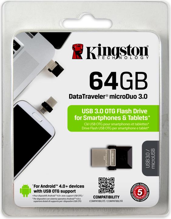 Productafbeelding Kingston DataTraveler microDuo (64 GB)