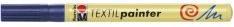 Actual product image Marabu Textile marker "Textil Painter", dark blue (Dark Blue, 2 mm)