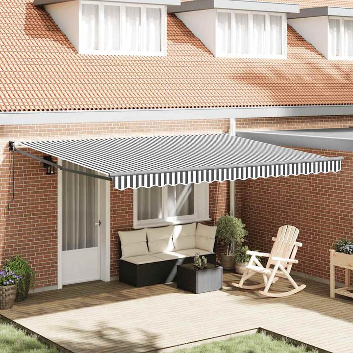 Image du produit VidaXL Markise Einziehbar 3,5X2,5 M Stoff Und Aluminium (3 m)