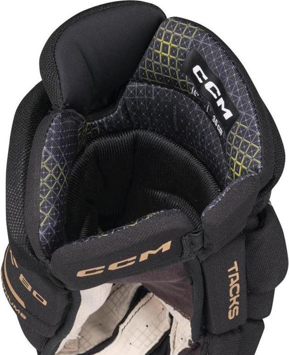 Produktbild CCM Tacks XF80 JR Hockeyhandschuhe (12"/30 cm, Schwarz/Orange) (10)