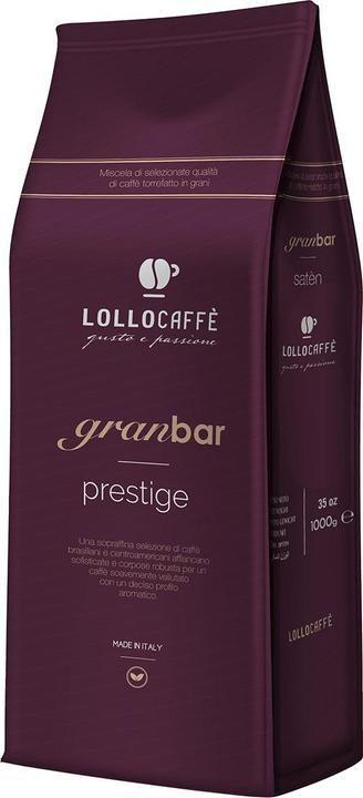 Lollo Caffè Kaffeebohnen Bar Lollo Miscela Saten (1 Kg) (1000 g, Mittlere Röstung)