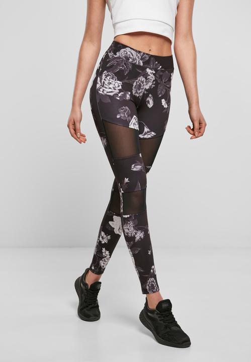 Produktbild Urban Classics Ladies Tech Mesh AOP Leggings (5XL)