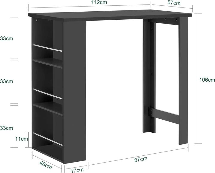 Image du produit SoBuy FWT17-SCH (112 x 106 x 57 cm)