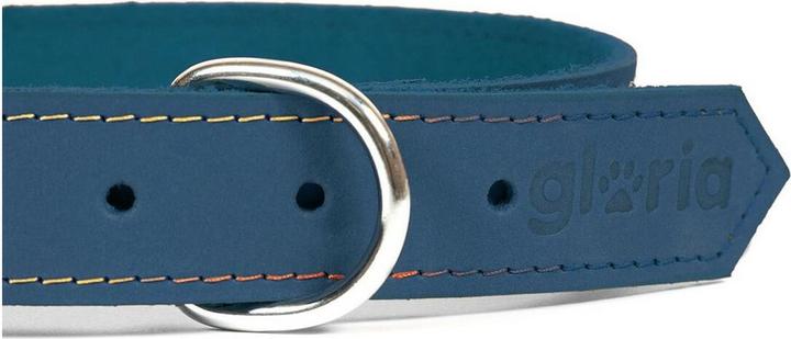 Produktbild Gloria Hundehalsband Oasis Blau 70 cm (70 x 3 cm) (Nubukleder)