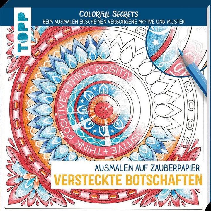 Actual product image Colorful Secrets - Hidden Messages (Coloring on Magic Paper)
