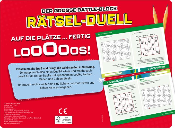 Produktbild Der grosse Battle-Block Rätsel-Duell (Deutsch)