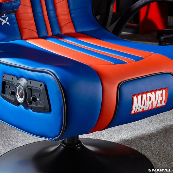 Image du produit X Rocker Fauteuil à piédestal Audio 2.1 Elite Marvel officiel Spider-Man