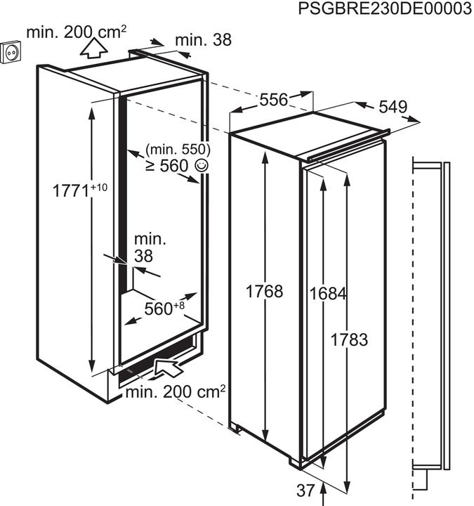 Actual product image Electrolux IG2085SN (Installation, 204 l)