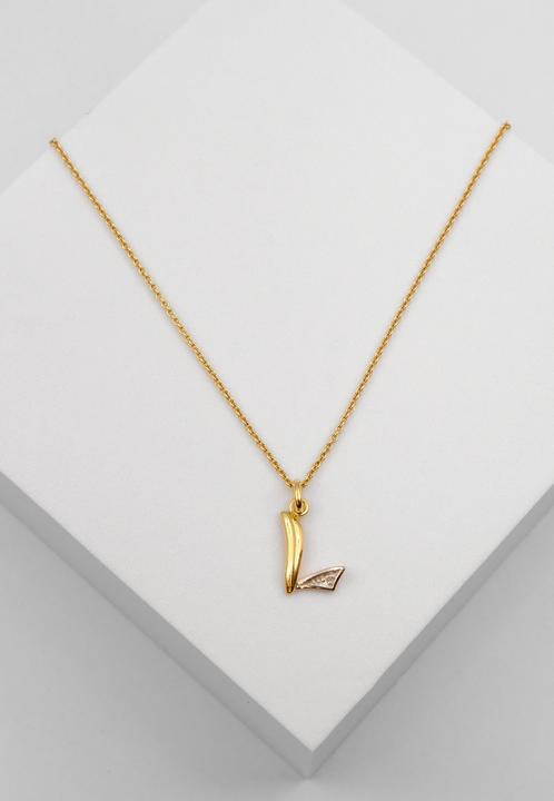 Produktbild Muau Buchstabe (750, Weissgold, 18K Gelbgold)