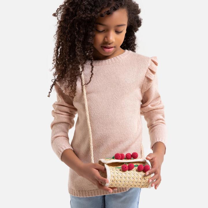 Produktbild La Redoute Collections Pullover mit Volants (116)