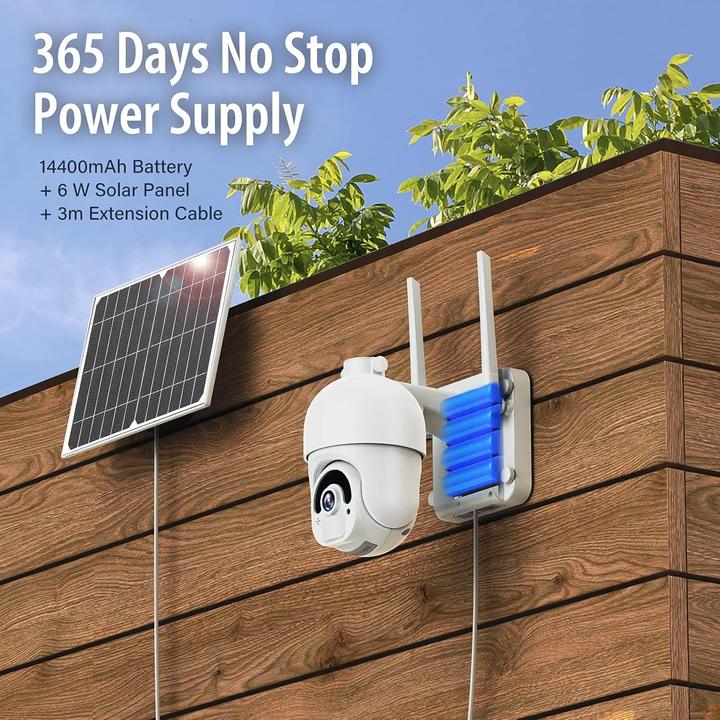 Produktbild Novidarte Überwachungskamera mit Solarpanel