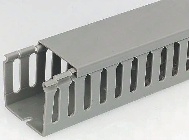 Actual product image Rs Pro Slotted trunking narrow 4mm 40Wx80H x1m (100 cm)