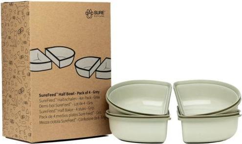 Image du produit SureFeed Set de deux demi-gamelles pour Connect gris (0.20 l)