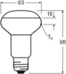 Produktbild Ledvance LED-Reflektorlampe (E27, 4.90 W, 345 lm, 1 x, G)