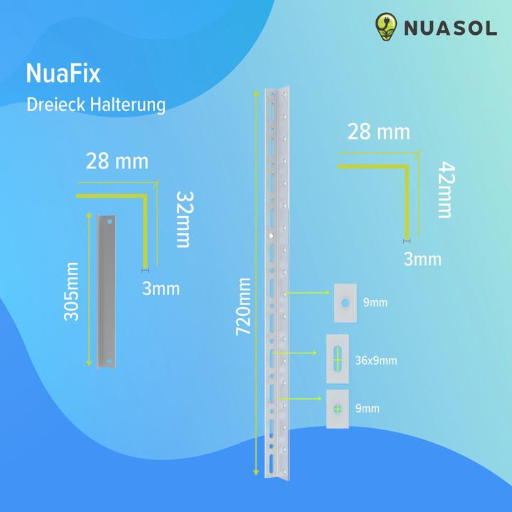Image du produit Nuasol Support réglable (Matériel de montage du système solaire)