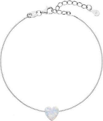 Actual product image Evolution Group Gentle bracelet with synthetic opal 13018.1 (L) (Synthetic stones)