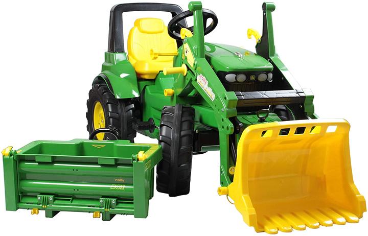 Produktbild Rolly Toys Trettraktor John Deere 7930 mit Frontlader + Mulde, FlÃ¼sterlaufreifen