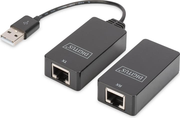 Image du produit Digitus USB Extender pour câble CAT5e CAT6 UTP jusqu'à 45m (USB, RJ45 (1x))