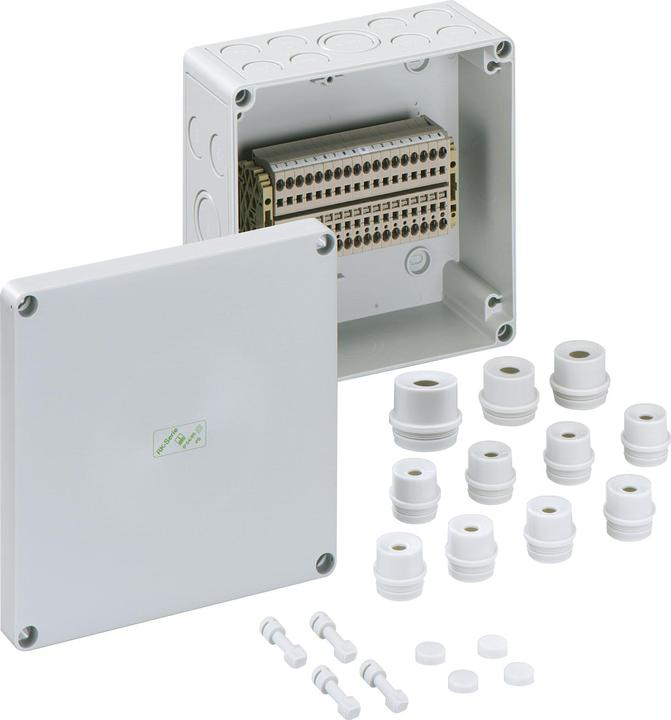 Spelsberg SPE RK 4/18 SL-18x4qmm Boîtier de bornes sur rail vert 182x180x90mm (Boîtier)