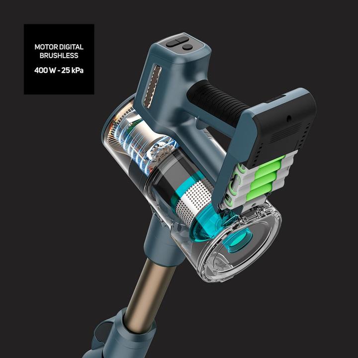 Image du produit Taurus HOMELAND DIGITAL ANIMAL FLEX Aspirateur à main Noir Bleu Or Sans sac